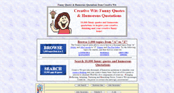 Desktop Screenshot of creativewit.com